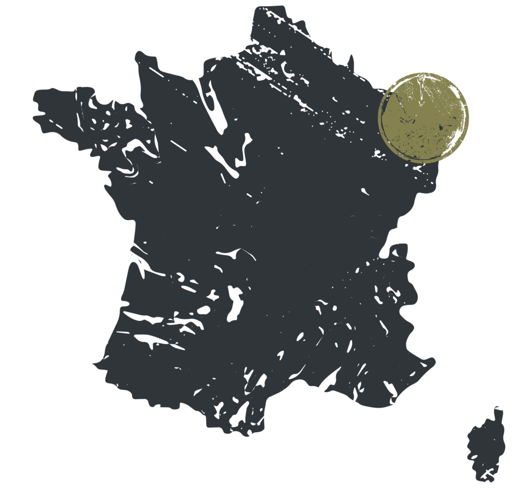 Carte des vignobles d'Alsace